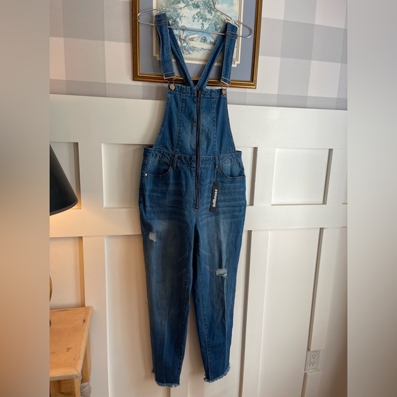 Dollhouse Classic Blue Overalls Size 16 - Picture 3 of 6